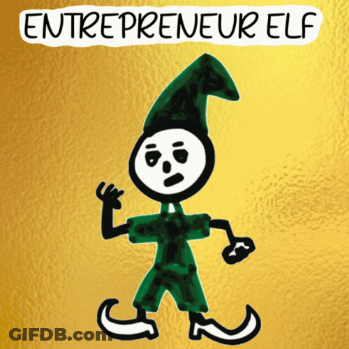 Green Entrepreneur Elf GIF
