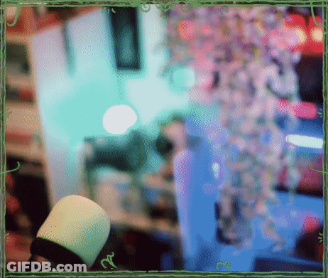 Green Frame Microphone GIF