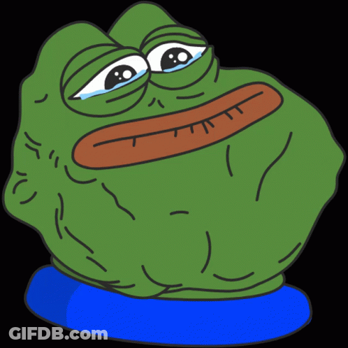 Green Frog In Blue Shirt GIF