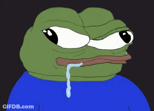 Green Frog In Blue Shirt GIF
