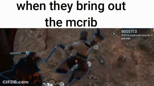 Green Frog Saying Me When The McRib Is Back I Can't Wait To McShit GIF