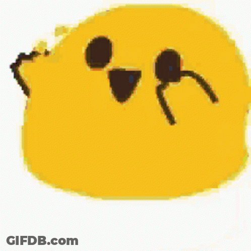 Green Frog With Sad Face GIF