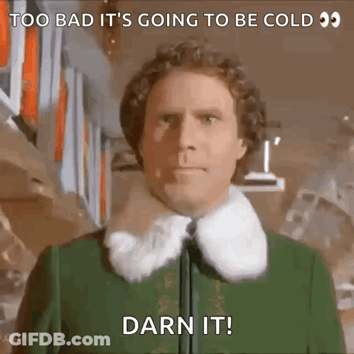 Green Fur Jacket Man Too Bad It's Cold GIF