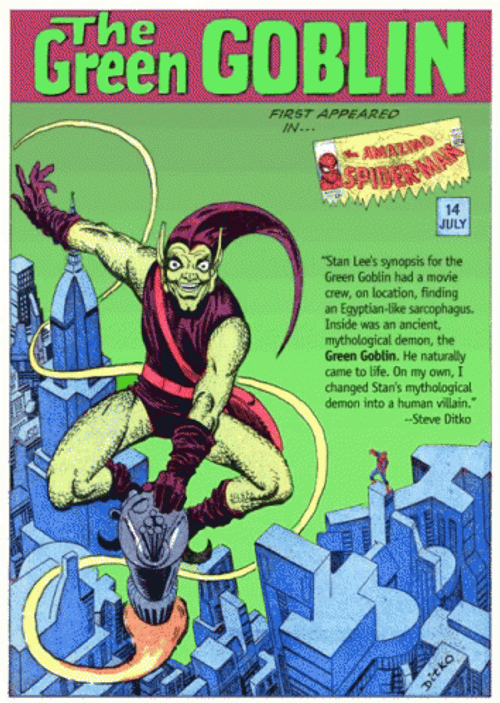 Green Goblin Amazing SpiderMan Comics GIF