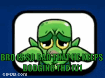 Green Goblin Bro Is So Bad That He Keeps Dodging The Iv1 GIF