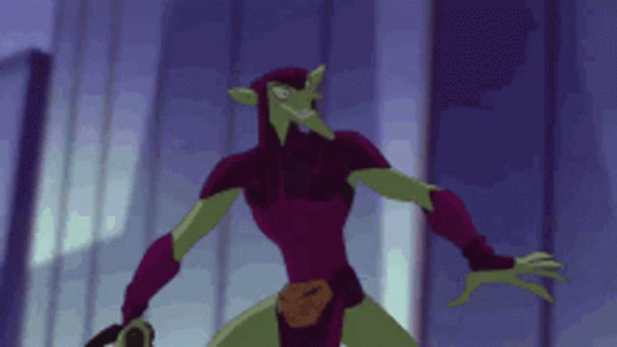 Green Goblin Cartoon GIF