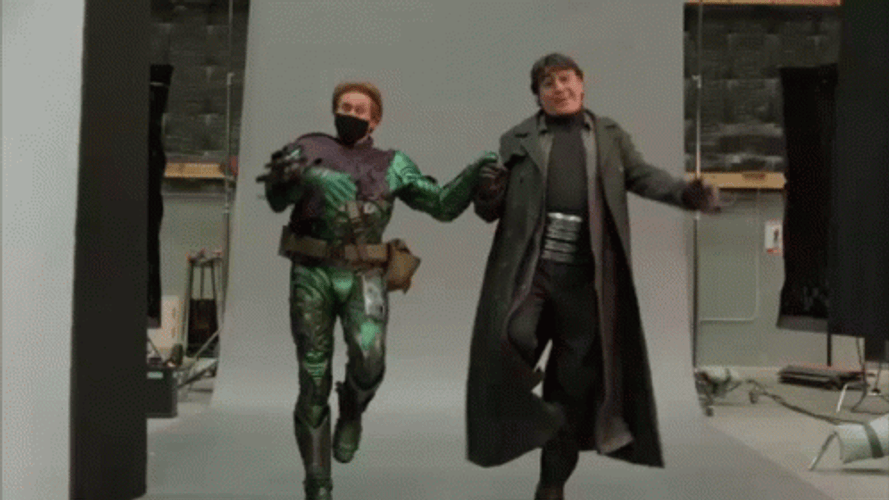 Green Goblin Doc Ock Happy GIF