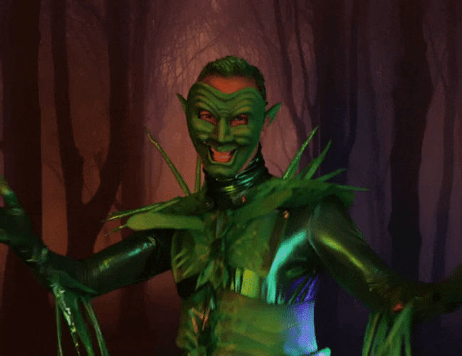 Green Goblin Musical Flying Kiss GIF