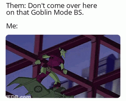 Green Goblin Riding Motorcycle On Top Of Building GIF