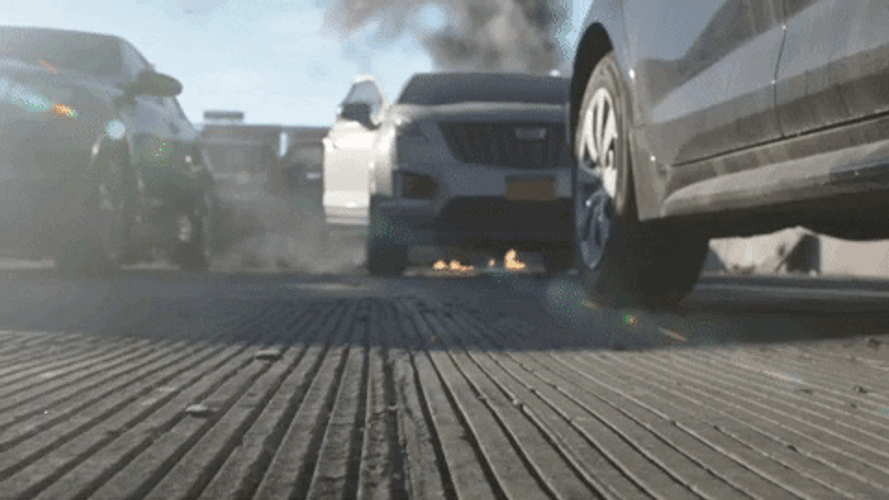 Green Goblin Road Bomb GIF