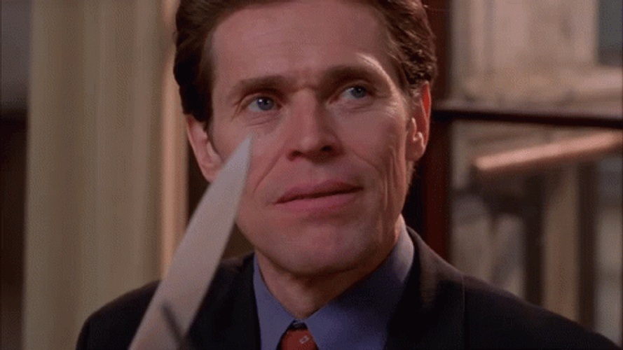 Green Goblin Spider-Man Knife GIF