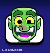 Green Goblin With Purple Mouth And Teeth GIF