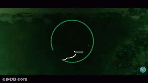 Green Guara Logo With Dog In Circle GIF