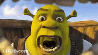 Green Gummy Bear Standing In Clouds GIF