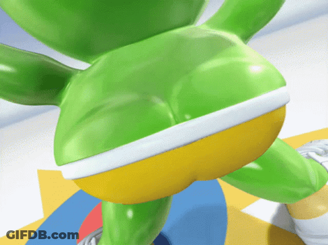 Green Gummy Bear Twerking GIF