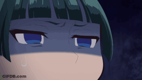 Green-Haired Girl In Purple Skirt Dancing GIF