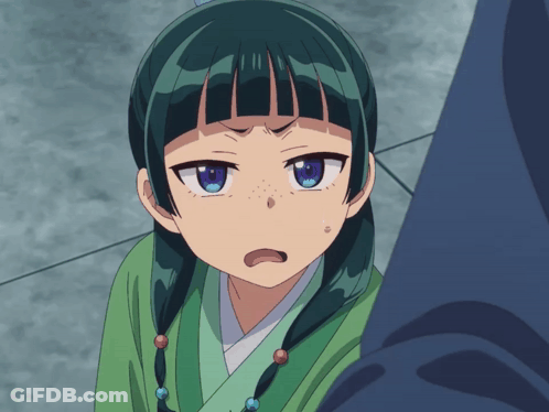 Green-Haired Girl Surprised GIF