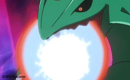 Green Head Cartoon Holding Blue Sphere In Mouth GIF