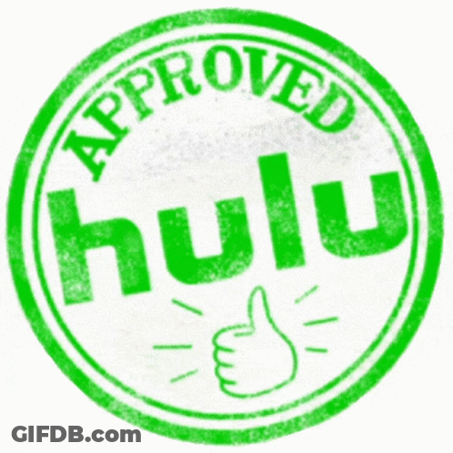 Green Hulu Approved Stamp Thumbs Up GIF