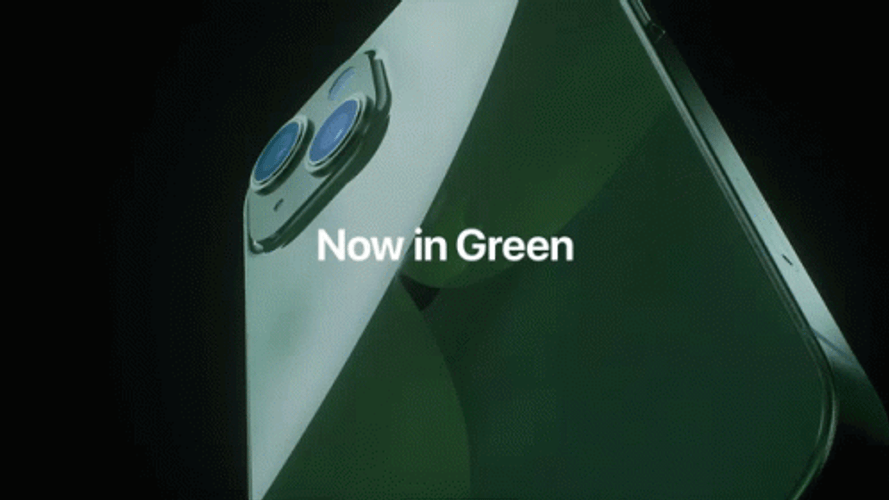 Green Iphone Advertisement GIF