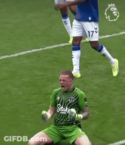 Green Jersey Soccer Player Screaming Another Behind GIF