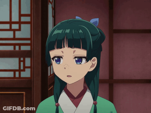 Green Kimono Girl GIF