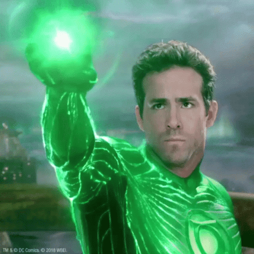 Green Lantern Ryan Reynolds GIF