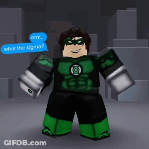 Green Lantern Saying What The Sigma GIF