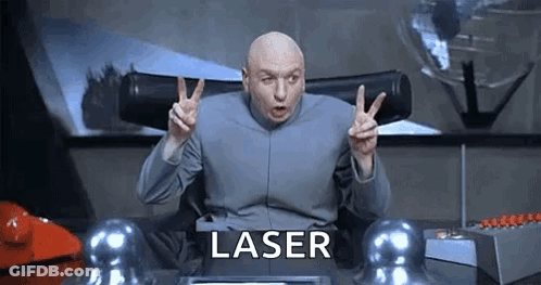 Green Laser Beam Coming Out Of Hole In Earth GIF