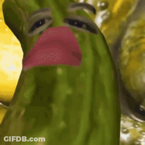 Green Leaf With Pink Spot GIF