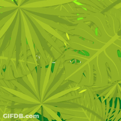 Green Leafy Happy Earth Day GIF