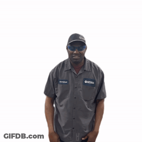 Green Letter K With Face And Pointing Hand GIF