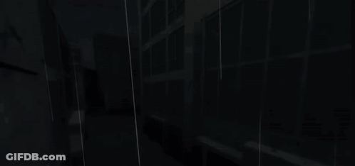 Green Lightning Bolt From Building GIF