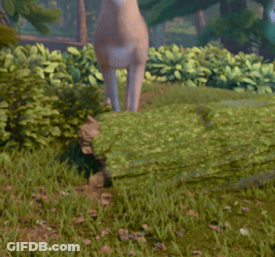 Green Lizard With White Eyes And Purple Tongue GIF