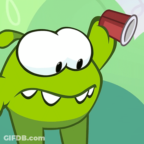 Green Monster Holding Red Cup GIF