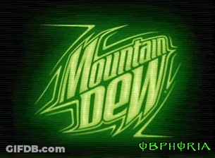 Green Mountain Dew Logo GIF