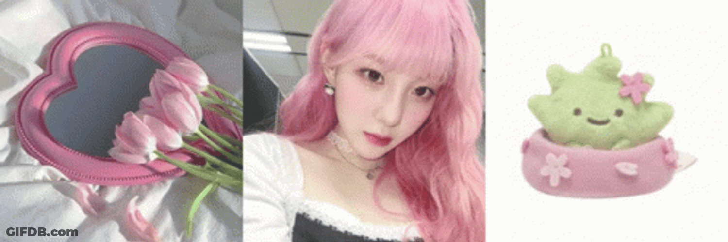 Green Pink Aesthetic Chaehyun Nayeon GIF