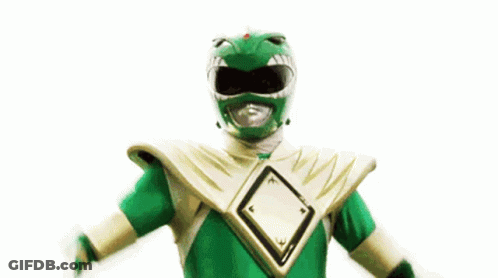 Green Power Ranger Scratching Head GIF