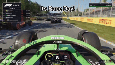 Green Race Car It's Race Day GIF