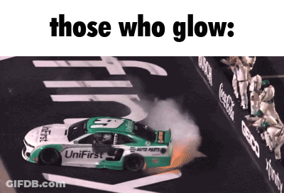 Green Race Car Number 3 GIF