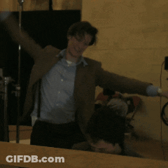 Green Screen Behind Group Of People GIF