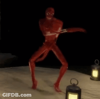 Green Screen Robot Vampire GIF