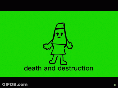 Green Screen Salt Shaker Death And Destruction GIF