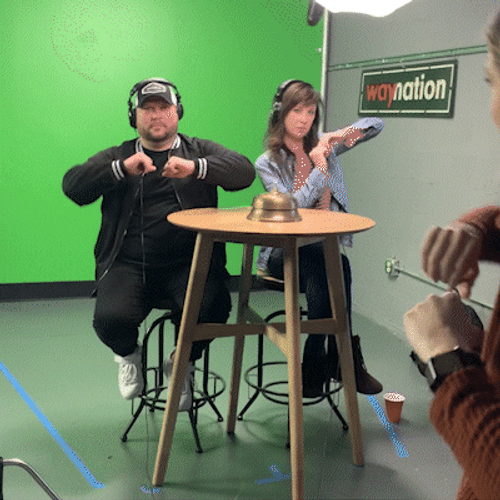Green Screen Way Nation Radio Set Up GIF