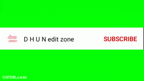 Green Screen With Shun Edit Zone Banner GIF
