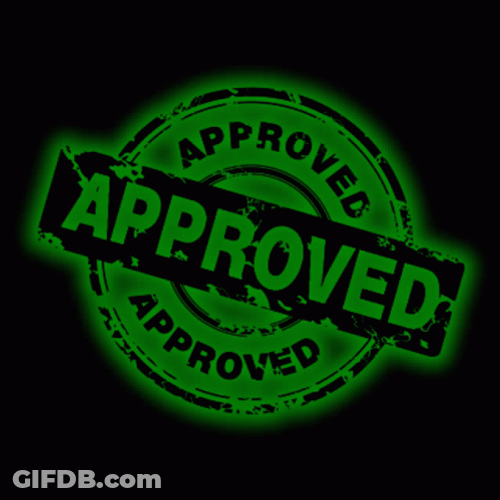 Green Seal Approved Neon Sign GIF