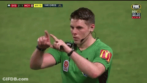 Green Shirt Referee Saying Referee Fifa GIF