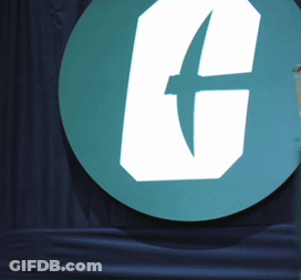 Green Sign With White Letter G GIF