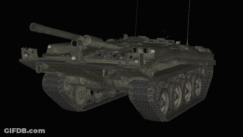 Green Tank With Numbers GIF