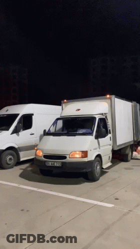 Green Van Saying Shut Up Man GIF